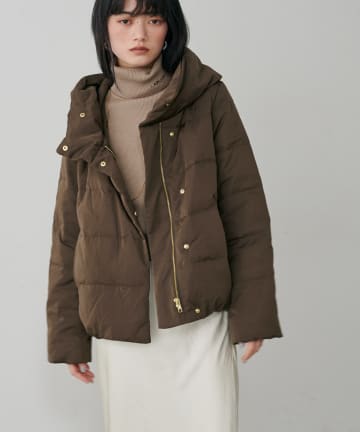 LARUTA(ラルータ) ピーチスキンダウンフェザーコート