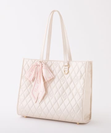 one after another NICE CLAUP(ワンアフターアナザー ナイスクラップ) 【LouLoumei】スカーフ付きキャリーオントート/自立可能