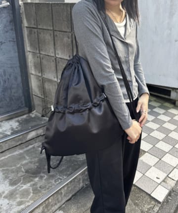 Lattice(ラティス) サテンナップサック