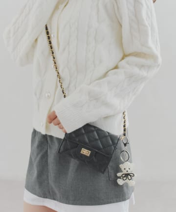 Lattice(ラティス) キルティングミニショルダーバッグ