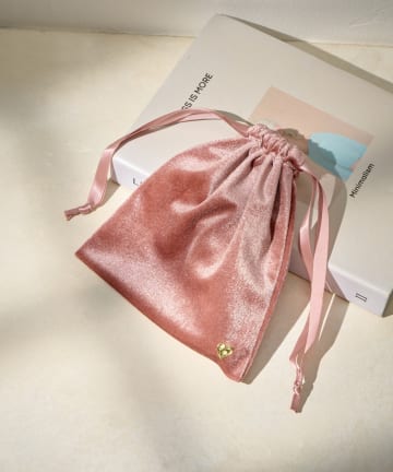 Lattice(ラティス) ベロア巾着ポーチ