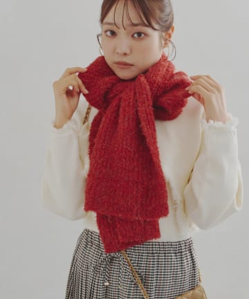 Lattice(ラティス) カラーニットマフラー