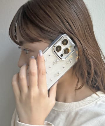 Lattice(ラティス) モチーフスマホケース(iPhone15pro)