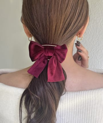 【keeco企画】ベロアリボンロールカフ