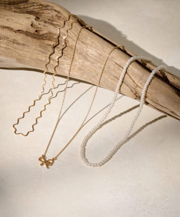 Lattice(ラティス) パールリボンネックレスセット(3P)