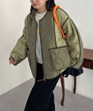 CPCM(シーピーシーエム) 切替キルティングジャケット