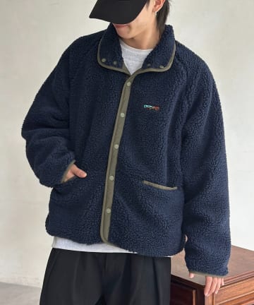 CPCM(シーピーシーエム) スタンドボアブルゾン