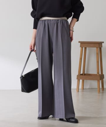 COLLAGE GALLARDAGALANTE(コラージュ ガリャルダガランテ) 【人気シリーズ】ラメストライプゴムベルトパンツ