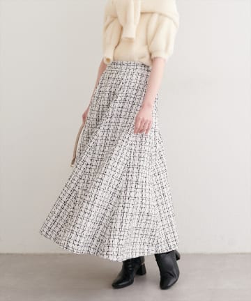 natural couture(ナチュラルクチュール) 選べる丈フレアスカート