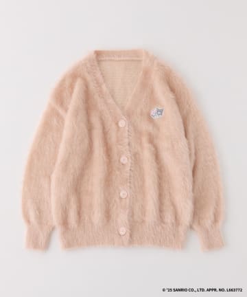 one after another NICE CLAUP(ワンアフターアナザー ナイスクラップ) 【マイメロディ／クロミコラボ】フェザーカーディガン