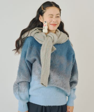 Kastane(カスタネ) 【WHIMSIC】フェイデッドニットプルオーバー