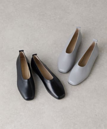 BEARDSLEY(ビアズリー) 《CORSO ROMA 9》レザーフラットシューズ