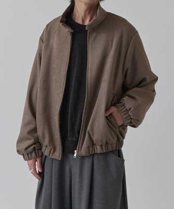 Lui's(ルイス) フェイクスウェード スイングトップブルゾン