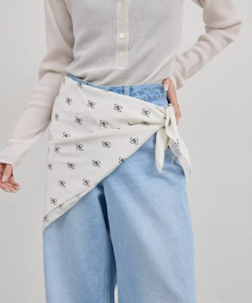 GALLARDAGALANTE(ガリャルダガランテ) プリントスカーフ