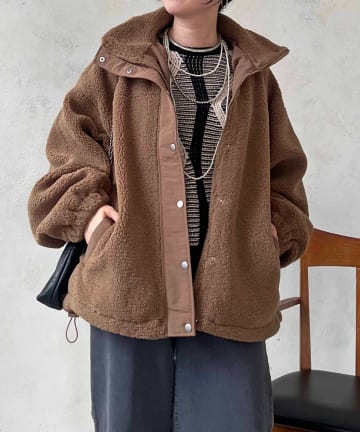 Croisiere(クロジエール) ボアブルゾン