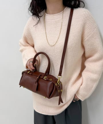 FREDY & GLOSTER(フレディ アンド グロスター) ダブルベルトスリムボストンバッグ