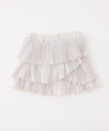 one after another NICE CLAUP(ワンアフターアナザー ナイスクラップ) 【HolidayCollection】プリーツティアードミニスカート