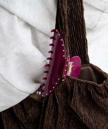 Kastane(カスタネ) 【fiw.】スタッズヘアバンスクリップ