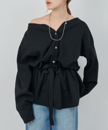 SHENERY(シーナリー) 【26SS予約】3WAYペプラムカーディガン