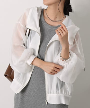 COLONY 2139(コロニー トゥーワンスリーナイン) 【リバイバル/新色追加】シアーエステルボイルフード付きマンパ