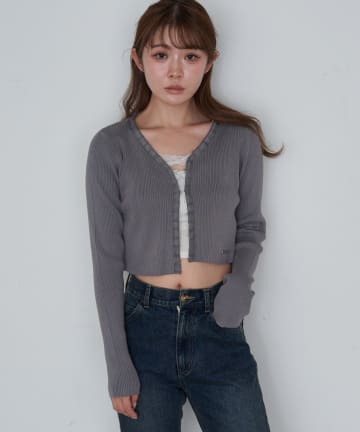 OUTLET(アウトレット) 【Ray Cassin】コンパクトホックニットカーディガン