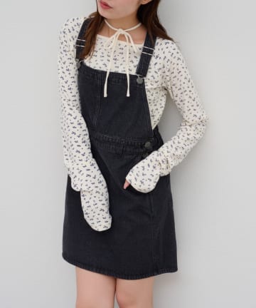 OUTLET(アウトレット) 【Discoat】デニムミニオーバーオール