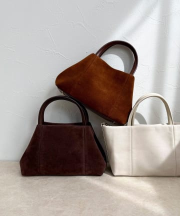 FREDY & GLOSTER(フレディ アンド グロスター) フェイクスエードミニトートバッグ