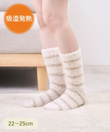ぬくもりあったかクルーソックス