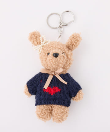 one after another NICE CLAUP(ワンアフターアナザー ナイスクラップ) ニットベアバッグチャーム