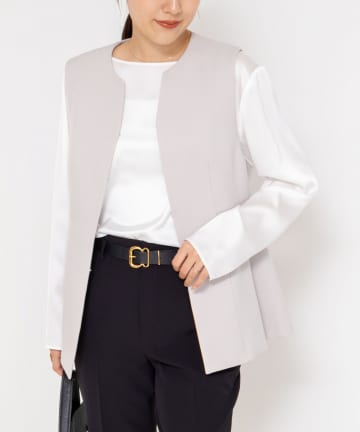 NOLLEY'S(ノーリーズ) 《セットアップ対応》ウォッシャブルサージストレッチジレ