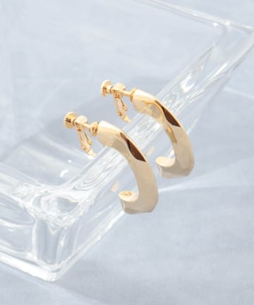 NOLLEY'S(ノーリーズ) 【grace grace/グラスグラス】ロックC型イヤリング