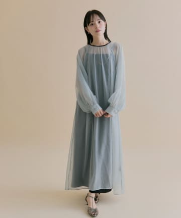 mystic(ミスティック) [森川企画]シアーレイヤード ワンピースSET