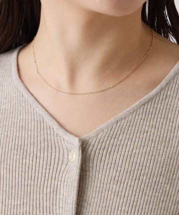 COLLAGE GALLARDAGALANTE(コラージュ ガリャルダガランテ) 【PAPILLONNER/パピヨネ】ステーションチェーンネックレス