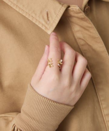 COLLAGE GALLARDAGALANTE(コラージュ ガリャルダガランテ) 【PAPILLONNER/パピヨネ】フラワー2SETリング