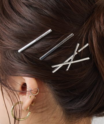 COLLAGE GALLARDAGALANTE(コラージュ ガリャルダガランテ) 【PAPILLONNER/パピヨネ】メタルロゴ入りヘアピンセット