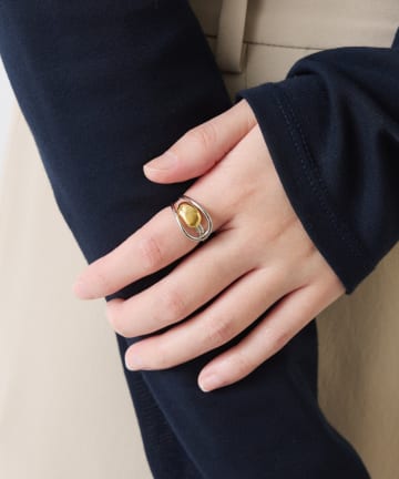 COLLAGE GALLARDAGALANTE(コラージュ ガリャルダガランテ) 【PAPILLONNER/パピヨネ】カラーミックスリング