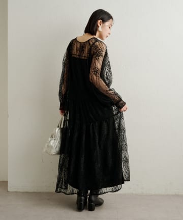 Omekashi(オメカシ) シアーティアードワンピース