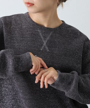 COLONY 2139(コロニー トゥーワンスリーナイン) ラメモールクルーネックプルオーバー
