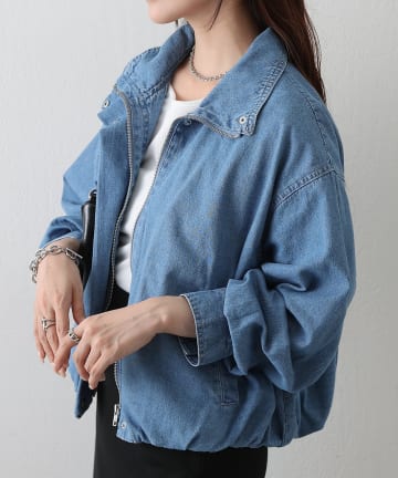 COLONY 2139(コロニー トゥーワンスリーナイン) 8ozデニムスタンドブルゾン