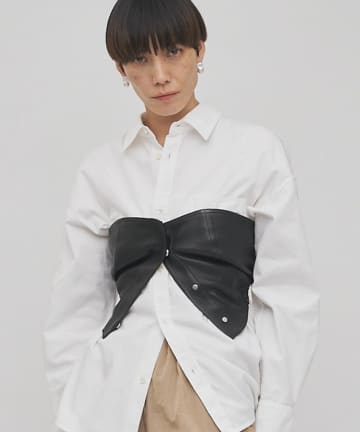 Whim Gazette(ウィム ガゼット) 刺繍オックスフォードシャツ