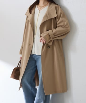 COLLAGE GALLARDAGALANTE(コラージュ ガリャルダガランテ) 【撥水/軽量/ストレッチ】撥水スタンドネックコート