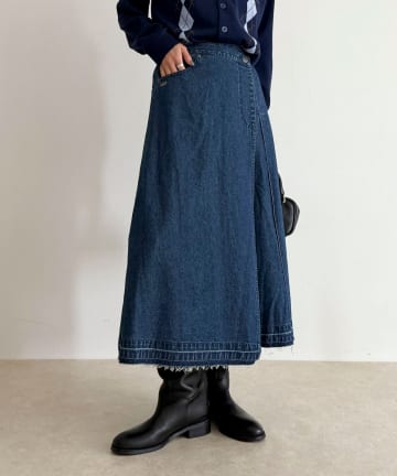 FREDY & GLOSTER(フレディ アンド グロスター) 【GEVACO/ゲバコ】デニムプリーツスカート