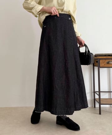 FREDY & GLOSTER(フレディ アンド グロスター) 【GEVACO/ゲバコ】デニムプリーツスカート