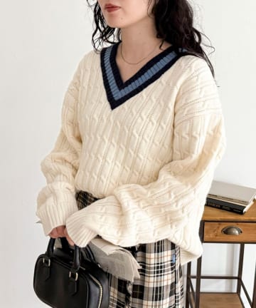 FREDY & GLOSTER(フレディ アンド グロスター) 【GEVACO/ゲバコ】チルデンニット