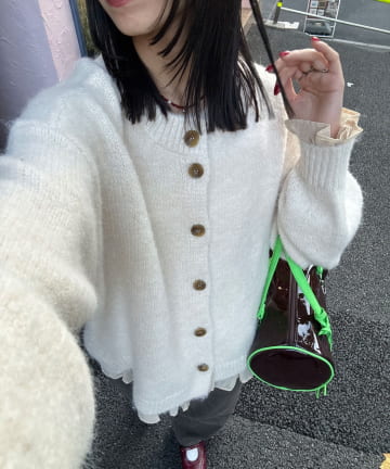 CIAOPANIC(チャオパニック) 【neutral by ciaopanic】2waymixニットプルオーバー