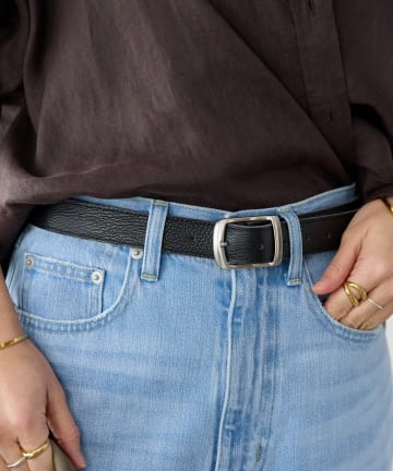 RIVE DROITE(リヴドロワ) 【インフルエンサーSHIHO企画】【A・MONN.:.(アモン)】SHIHOコラボレザーベルト/2月下旬お届け予定