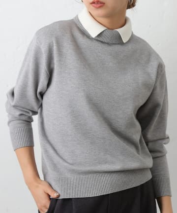 COLONY 2139(コロニー トゥーワンスリーナイン) レイヤードカラーニットプルオーバー