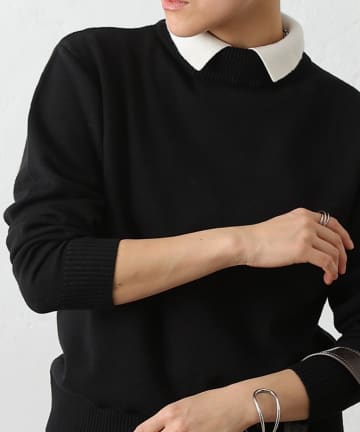 COLONY 2139(コロニー トゥーワンスリーナイン) レイヤードカラーニットプルオーバー