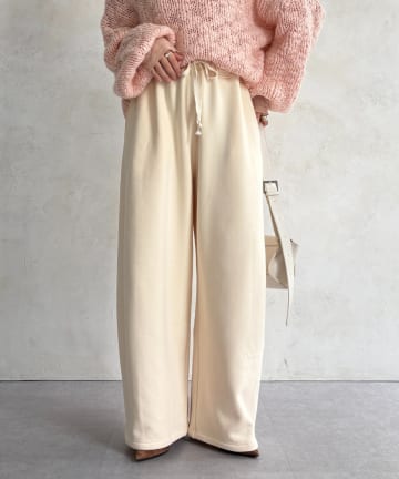 DOUDOU(ドゥドゥ) 【着る毛布！】ボンバーヒートスウェットパンツ