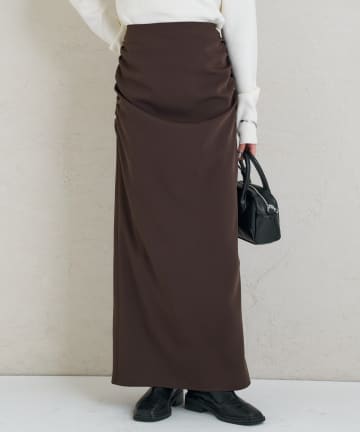 mystic(ミスティック) サイドギャザータックスカート